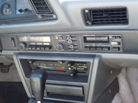 1983 Datsun 200SX convertible stereo