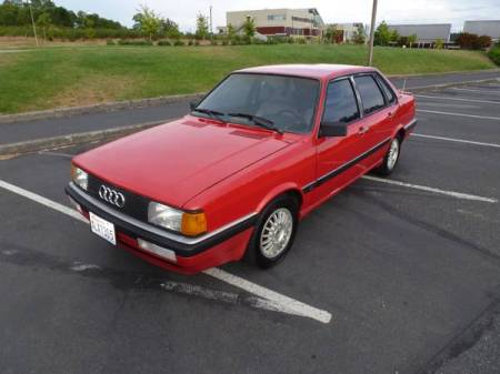 1987 Audi 4000 left front