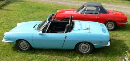 1968 Fiat 850 pair left rear