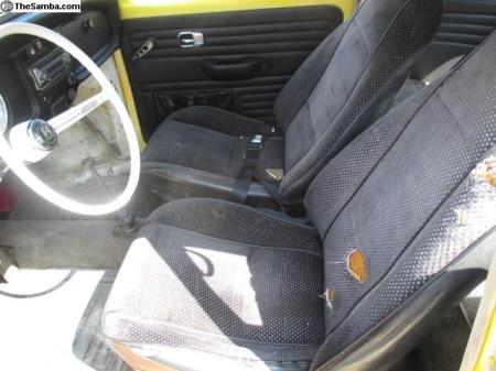 1968 VW Type 1 Beetle interior
