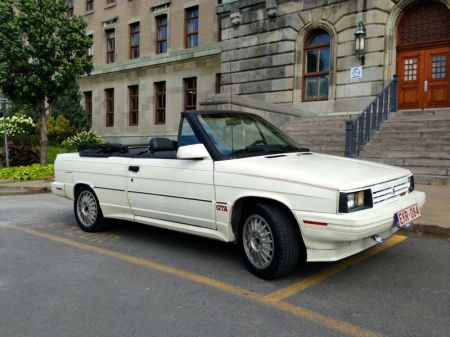 1987 Renault Alliance GTA white right front