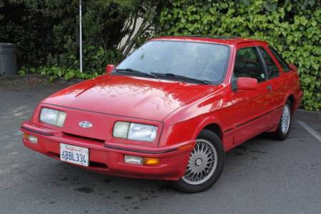 1988 Merkur XR4Ti left front