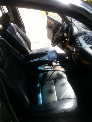 1989 BMW 750iL interior