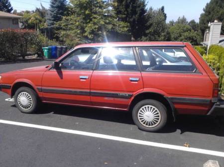 1990 Subaru Loyale Turbo Wagon left side