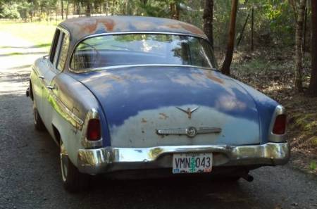 1955 Studebaker Commander left rear