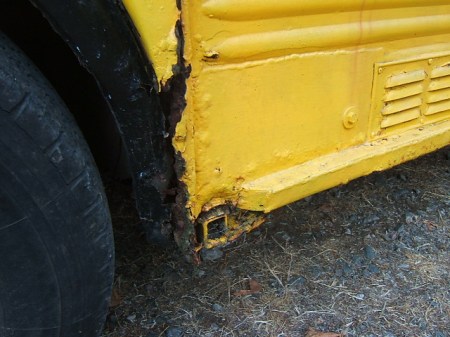 1967 Citroen HY rust