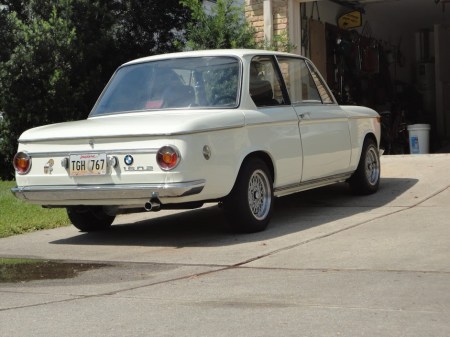 1969 BMW 1602 right rear