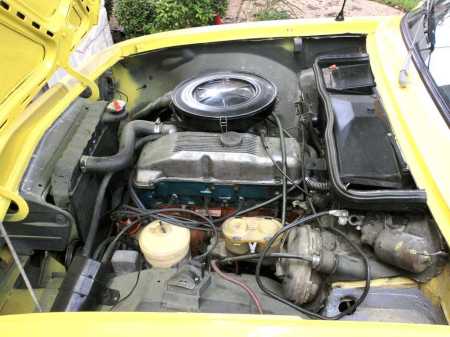 1974 Opel Manta engine