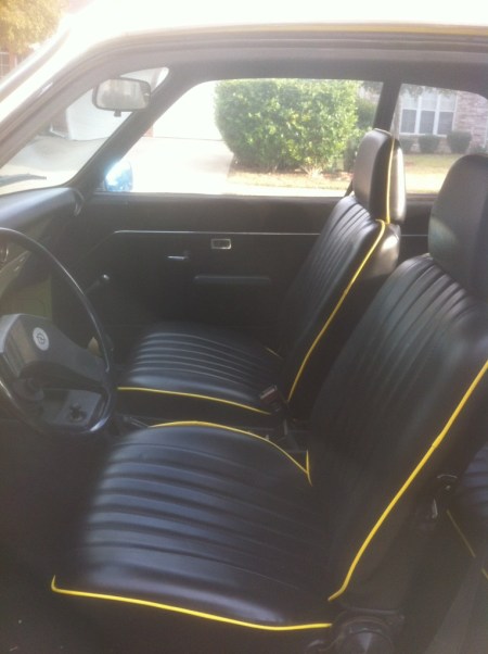 1974 Opel Manta interior
