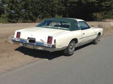 1975 Chrysler Cordoba right rear