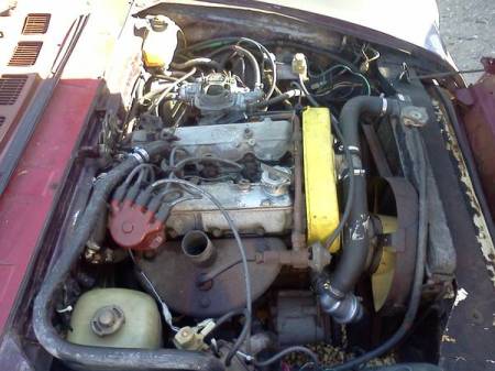 1978 Fiat Spider engine
