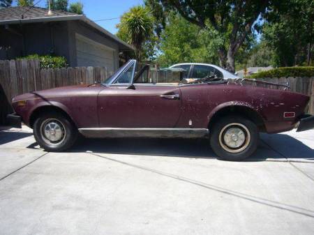 1978 Fiat Spider left side