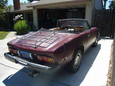 1978 Fiat Spider right rear