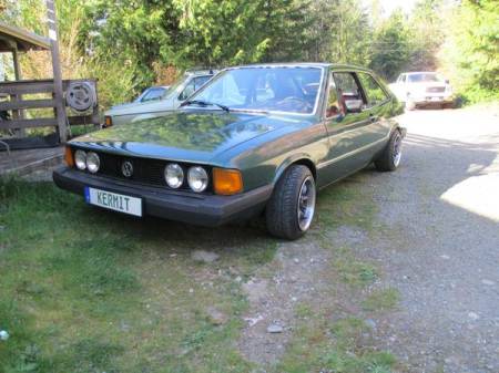1980 VW Scirocco green left front