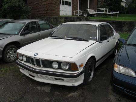 1984 BMW 745i 5spd left front