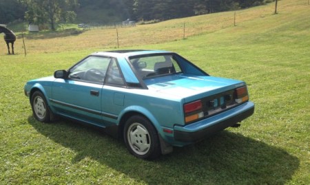 1985 Toyota MR2 left rear