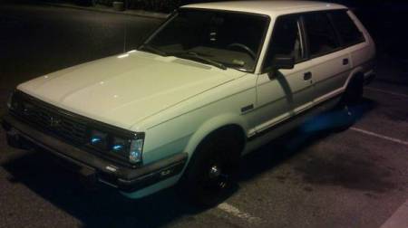 1986 Subaru GL wagon left front