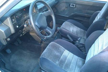 1987 Toyota Corolla FX16 GTS silver interior