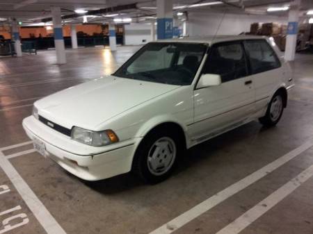 1987 Toyota Corolla FX16 GTS white left front