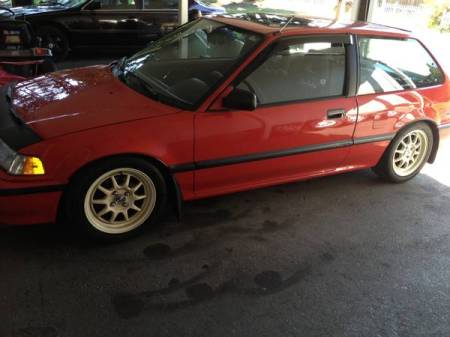 1991 Honda Civic Si left front