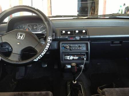 1991 Honda Civic Si left interior