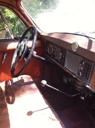 1956 Rover P4 75 interior