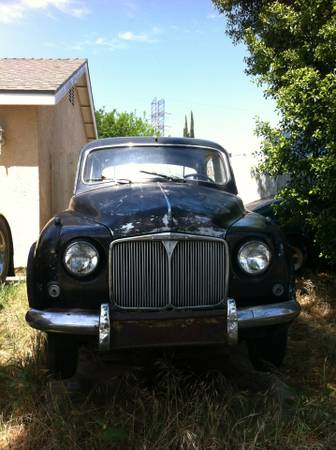 1956 Rover P4 75 nose