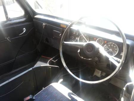 1966 Austin FX4D taxi for sale interior