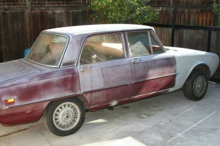 1974 Alfa Romeo Berlina for sale right rear