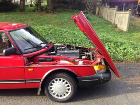 1993 Saab 900S engine