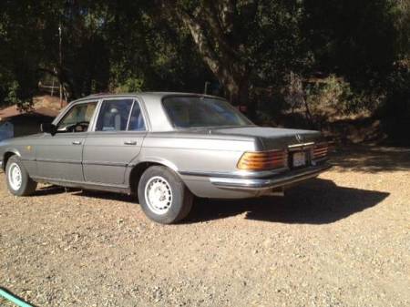 1977 Mercedes 280SE left rear