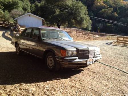 1977 Mercedes 280SE right front