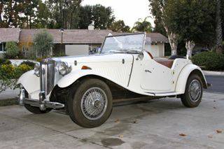 1983 Fiberfab MG TD replica left front