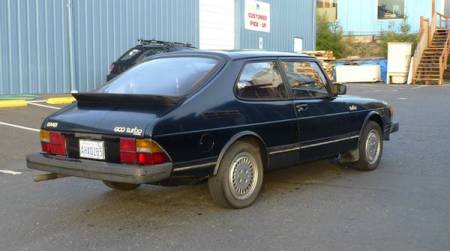1983 Saab 900 turbo for sale right rear