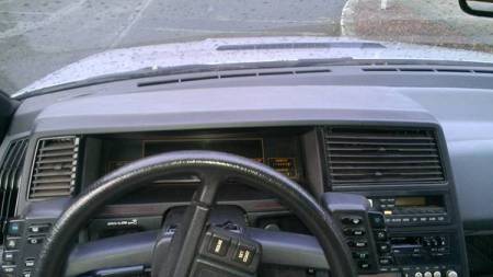 1986 Subaru XT turbo interior
