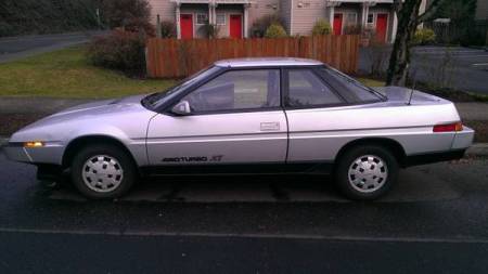 1986 Subaru XT turbo left side
