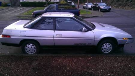 1986 Subaru XT turbo right side
