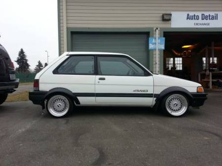 1989 Subaru Justy 4WD right side
