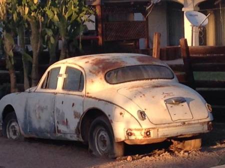 1957 Jaguar Mk 1 left rear