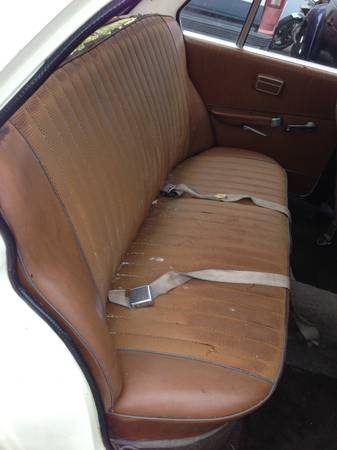 1966 BMW 1600 rear seat