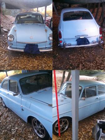 1969 VW Type 3 Fastback collage