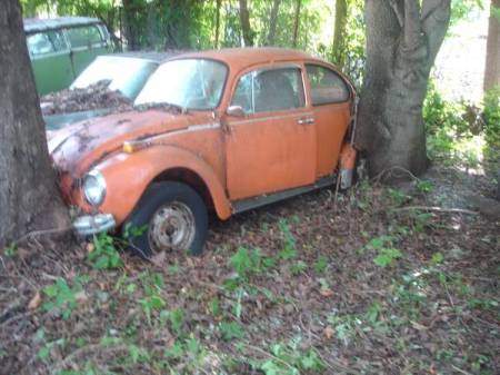 1970s VW Beetle Hoard orange bug