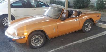 1971 Triumph Spitfire left front