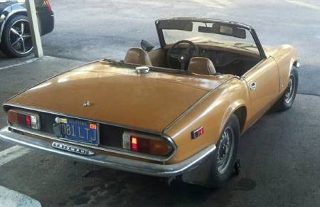 1971 Triumph Spitfire right rear