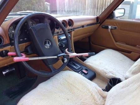 1974 Mercedes 450SL interior