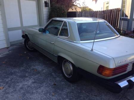 1974 Mercedes 450SL left rear