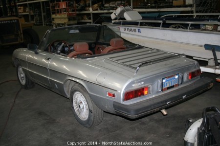 1976 Alfa Romeo Spider Veloce left rear