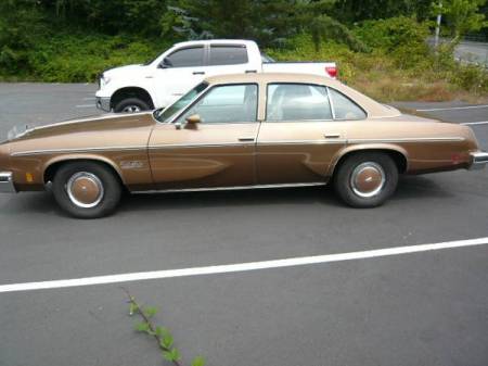 1976 Oldsmobile Cutlass left side