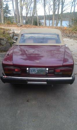 1979 Fiat 124 Spider rear