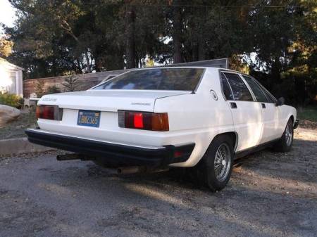 1980 Maserati Quattroporte right rear
